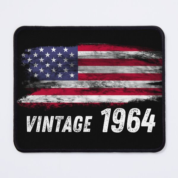 Item preview, 60th Birthday Vintage 1964 Old American Flag designed and sold by KRTstudio.