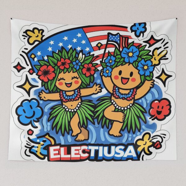Item preview, Enchanting Hula Kids - Election Mode - 076 designed and sold by sagaofsilence.