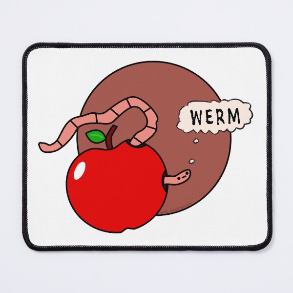Item preview, Goofy Werm designed and sold by MJ-Illustration.