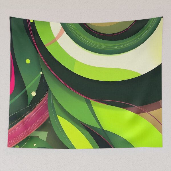 Item preview, Green Abstract Art Design designed and sold by papi1998.