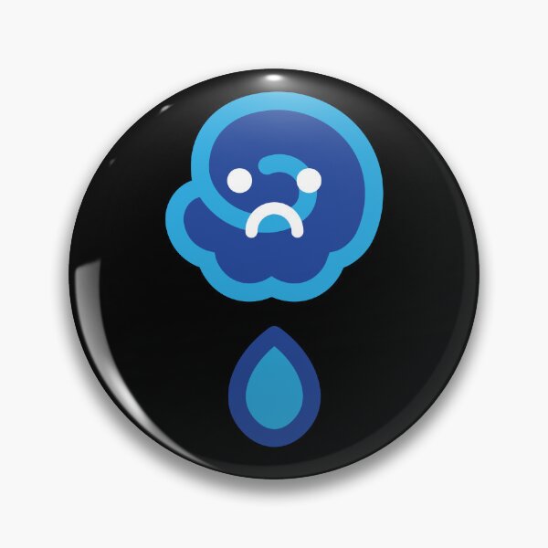 Item preview, Cute Sad Rain Cloud Air Elemental designed and sold by Carsondood.