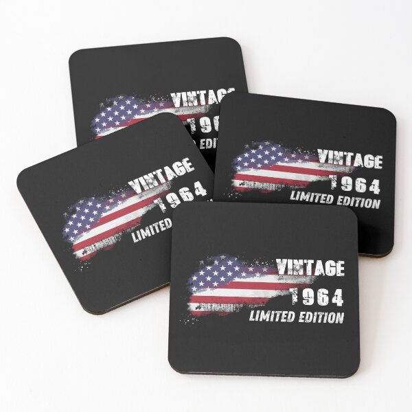 Item preview, 60th Birthday Vintage 1964 Old American Flag designed and sold by KRTstudio.