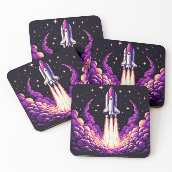 Item preview, Retro Rocket flying to the unknown designed and sold by TwoThirteen.