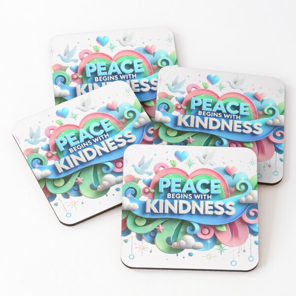 Item preview, Peace Begins with Kindness designed and sold by WildVista.