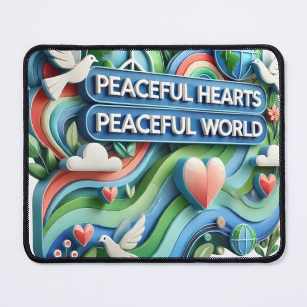 Item preview, Peaceful Hearts, Peaceful World designed and sold by WildVista.