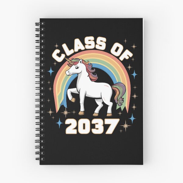 Item preview, Class of 2037 Unicorn With rainbow Graduation retro designed and sold by MTRBSK11.