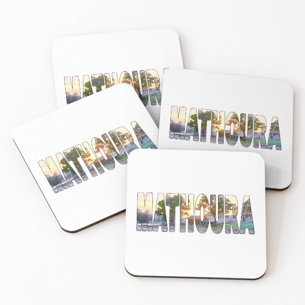 Item preview, MATHOURA - NSW Australia Country Scenery Frosty Sunrise designed and sold by Adam Gormley.