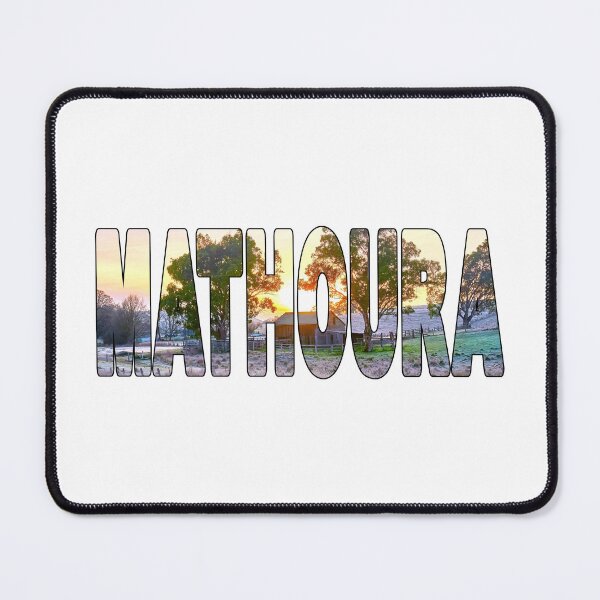 Item preview, MATHOURA - NSW Australia Country Scenery Frosty Sunrise designed and sold by Adam Gormley.