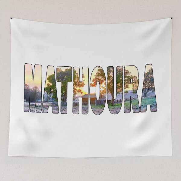 Item preview, MATHOURA - NSW Australia Country Scenery Frosty Sunrise designed and sold by Adam Gormley.
