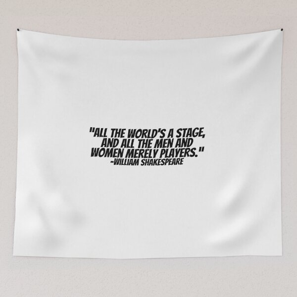 Item preview, William Shakespeare - "All The World's A Stage, And All The Men And Women Merely Players. designed and sold by CharmStudio.