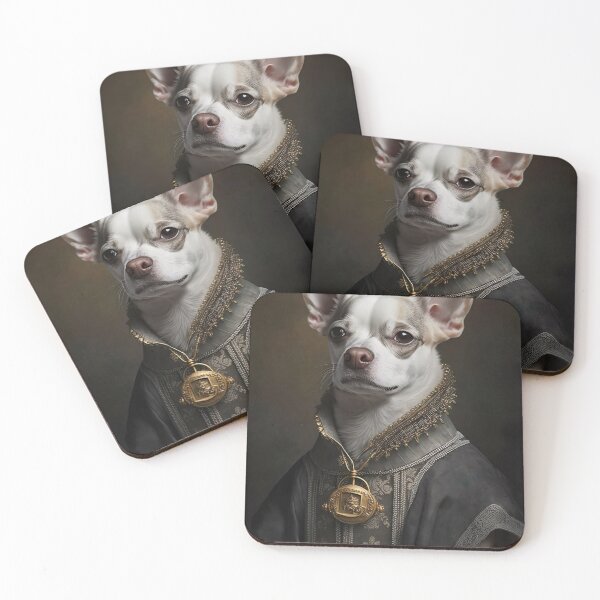 Item preview, Aristocratic Dog Painting, Funny Animal Portrait designed and sold by CheekyAnimalz.