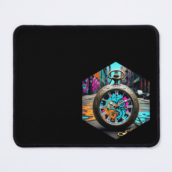 Item preview, Vintage Pocket Watch Graffiti designed and sold by AbsoluteA.
