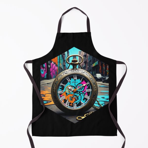 Item preview, Vintage Pocket Watch Graffiti designed and sold by AbsoluteA.