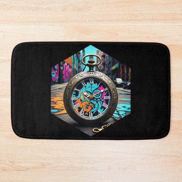 Item preview, Vintage Pocket Watch Graffiti designed and sold by AbsoluteA.