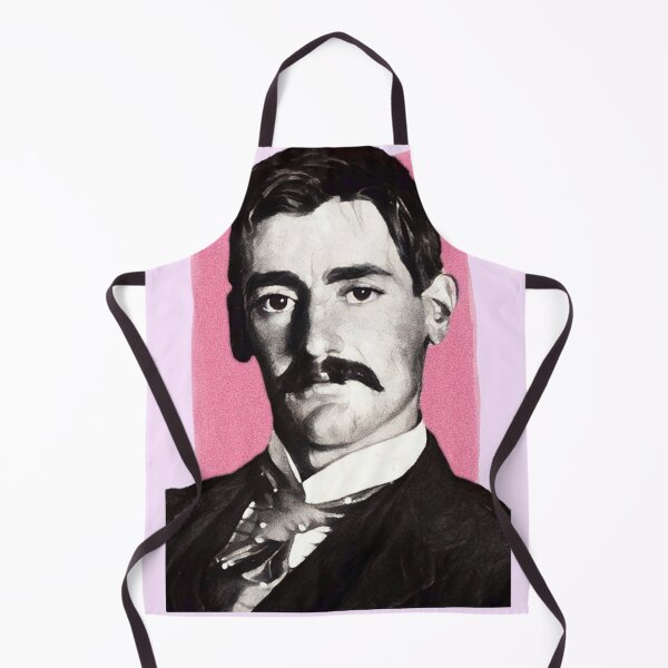 Item preview, Australian Writer Henry Lawson - pink - illustration designed and sold by Litstoy.