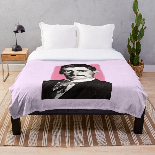 Item preview, El escritor australiano Henry Lawson - rosa - ilustración designed and sold by Litstoy.