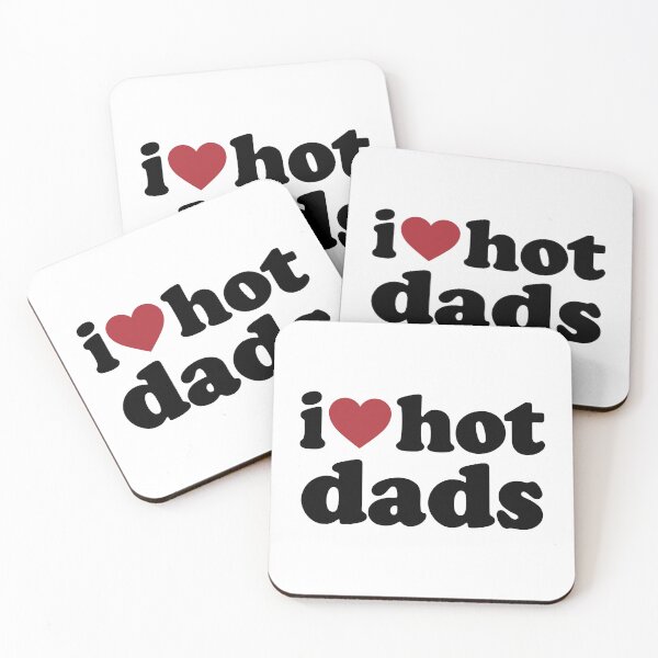 Item preview, I LOVE HOT DADS. BLACK DESIGN designed and sold by Rejiboustarts.