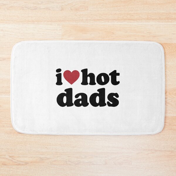 Item preview, I LOVE HOT DADS. BLACK DESIGN designed and sold by Rejiboustarts.