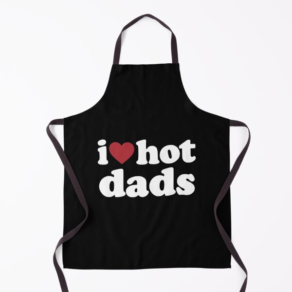 Item preview, I LOVE HOT DADS. WHITE DESIGN designed and sold by Rejiboustarts.