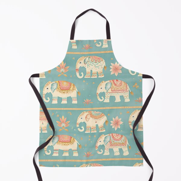 Item preview, Boho Elephant and Lotus Flowers designed and sold by put1mali19.