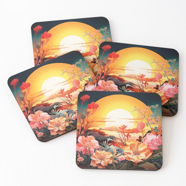 Item preview, Botanical Flowers and Sunset designed and sold by fotofeast.