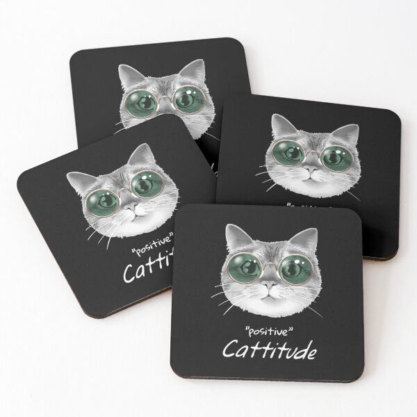 Item preview, Positive Cattitude - Feline Optimism designed and sold by Jackson-Will.