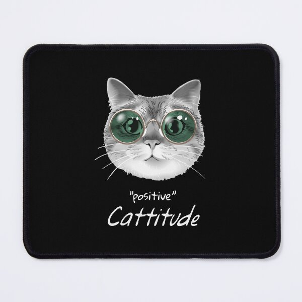 Item preview, Positive Cattitude - Feline Optimism designed and sold by Jackson-Will.
