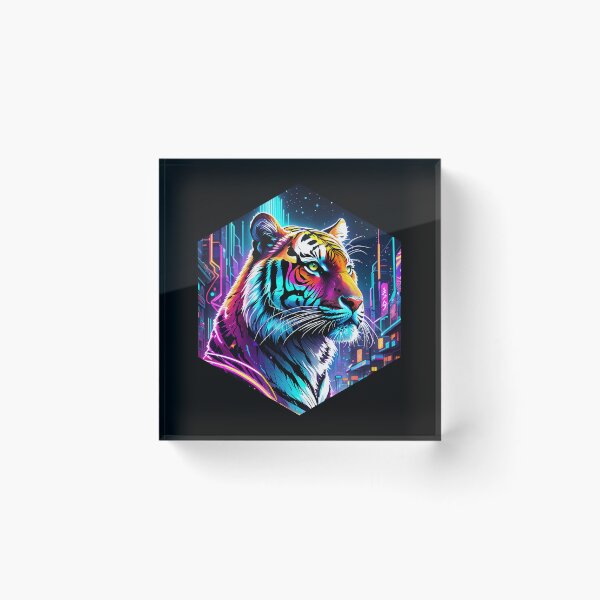 Item preview, Neon Galaxy Tiger designed and sold by AbsoluteA.