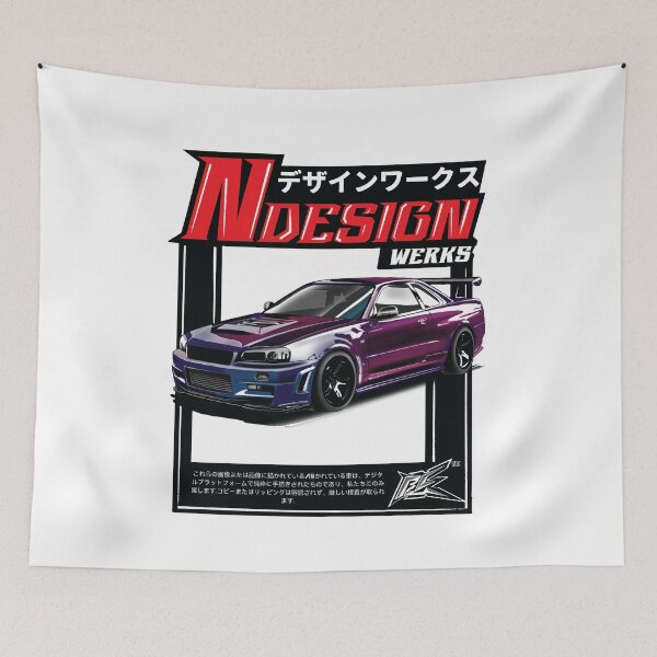 Item preview,  skyline gtr r34 midnight purple  designed and sold by NaquashM.