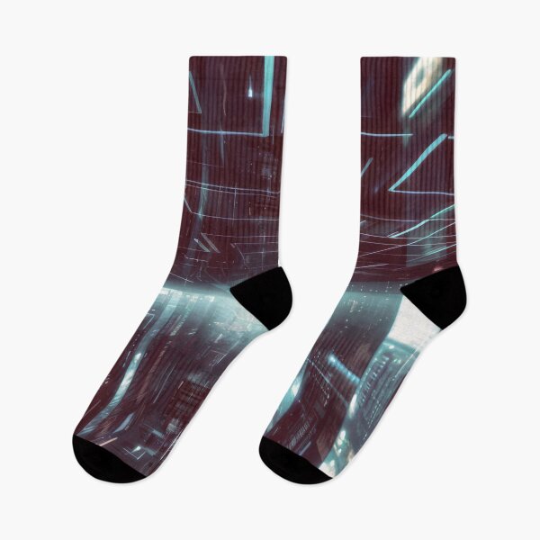 Item preview, Dark Hours | Cyberpunk Futuristic Tee | Techno Dystopian Graphic Count To Collapse designed and sold by MyxDes.