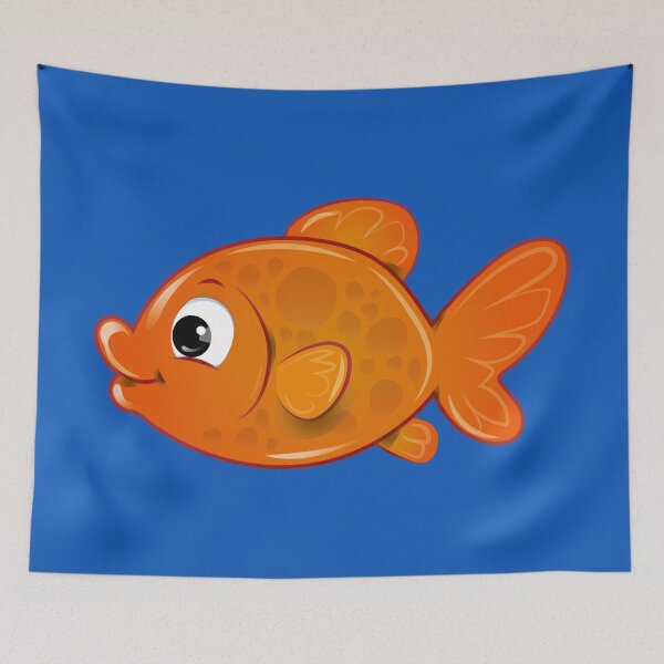 Item preview, CUTE GOLDFISH, CARTOON designed and sold by larissa-myrie.