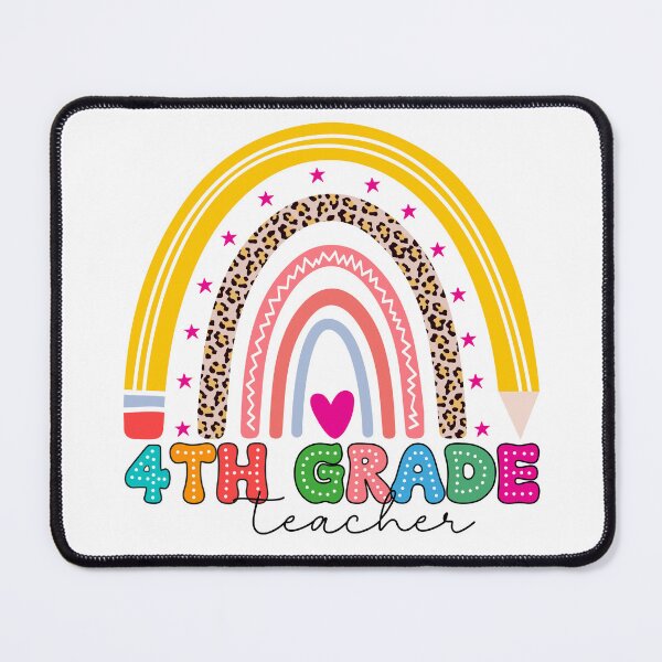 Item preview, 4th Grade Happy Teacher designed and sold by BlissfulPrintz.