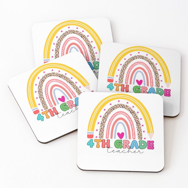 Item preview, 4th Grade Happy Teacher designed and sold by BlissfulPrintz.