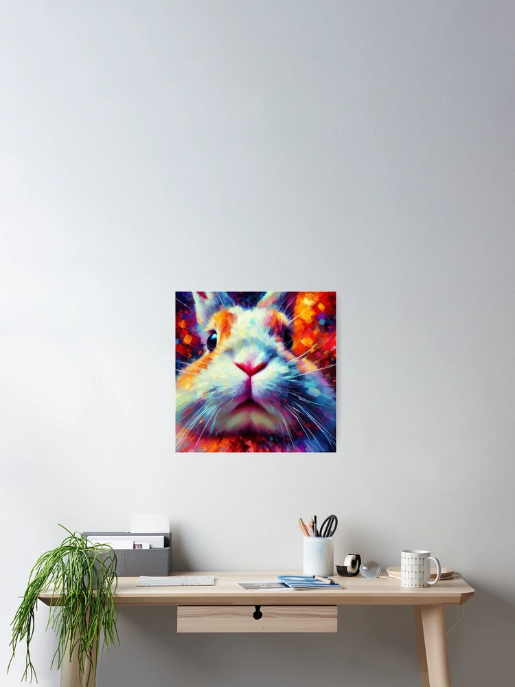 Thumbnail 2 of 3, Poster, Bold Rabbit designed and sold by Charlie-Designs.