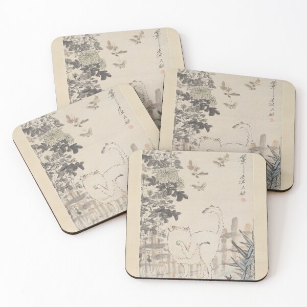 Item preview, Cat and Butterfly, 19th Century designed and sold by unsung.art [].