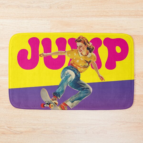 Item preview, retro woman on skateboard designed and sold by Mauswohn.