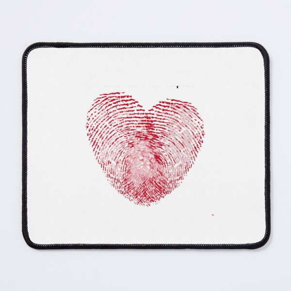 Item preview, heart shaped fingerprint designed and sold by IPRINTUA.