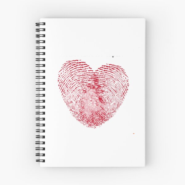 Item preview, heart shaped fingerprint designed and sold by IPRINTUA.