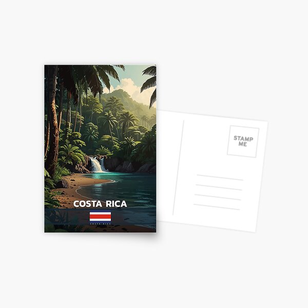 Aperçu de l'œuvre Voyage au Costa Rica créée et vendue par Thistle-TShop.