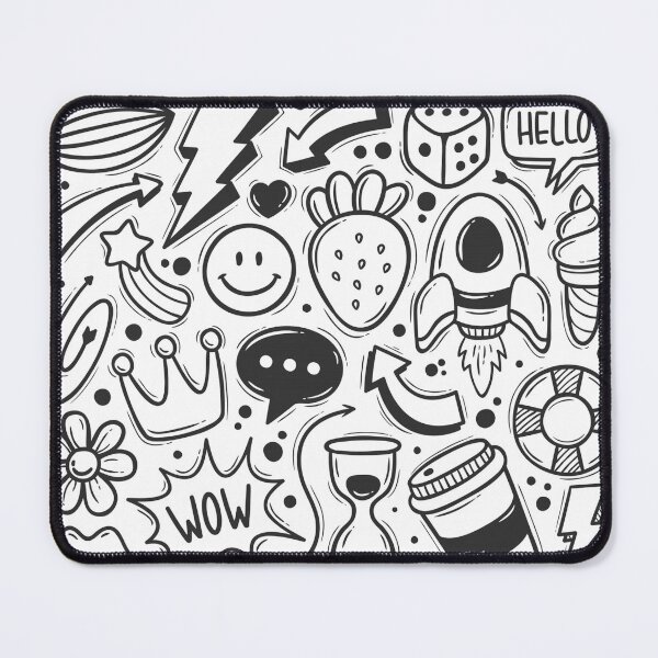 Item preview, funny doodle with cartoons designed and sold by Mauswohn.