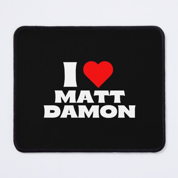 Item preview, I Love Matt Damon - White Fonts designed and sold by Itsheartshop.