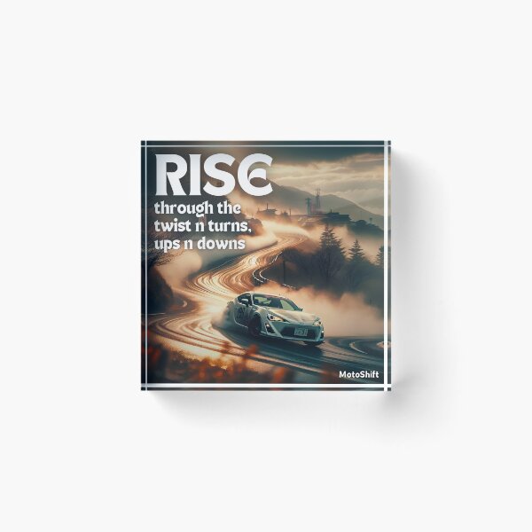 Item preview, Rise through the twist n turns, ups n downs designed and sold by MOTOSHIFT.