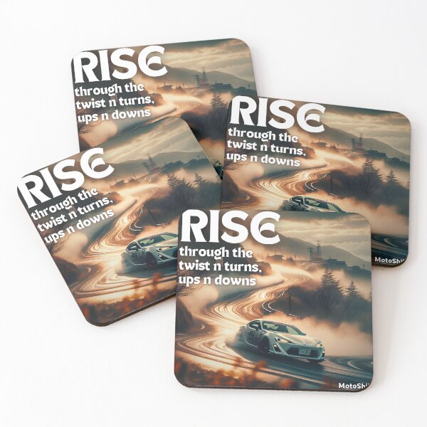 Item preview, Rise through the twist n turns, ups n downs designed and sold by MOTOSHIFT.