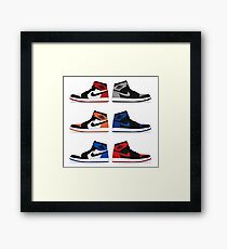 Jordan 1 Collection Framed Print