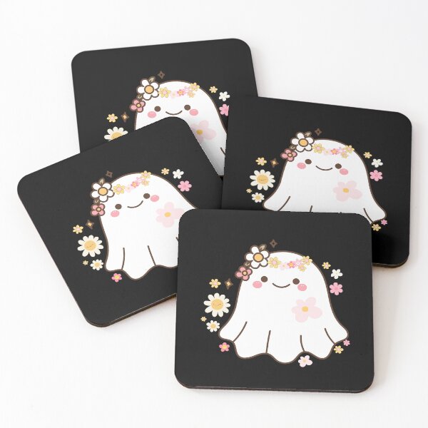 Item preview, Cute floral ghost designed and sold by AnulaArt.