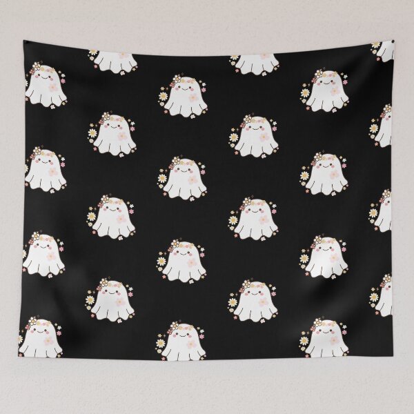 Item preview, Cute floral ghost designed and sold by AnulaArt.