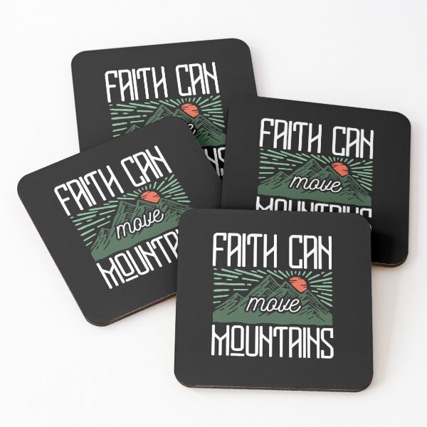 Item preview, Retro Faith Can Move Mountains, Men's Retro Bible Verse ,Women's Christian Gospel Quotes, Inspirational Christian Woman Design designed and sold by mattlee20.