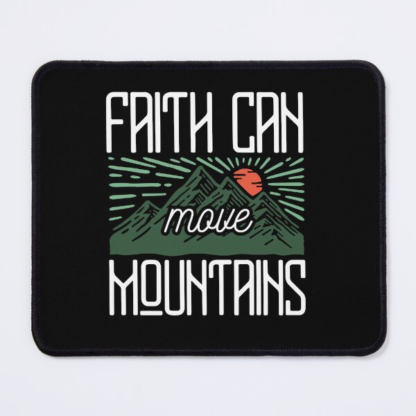 Item preview, Retro Faith Can Move Mountains, Men's Retro Bible Verse ,Women's Christian Gospel Quotes, Inspirational Christian Woman Design designed and sold by mattlee20.