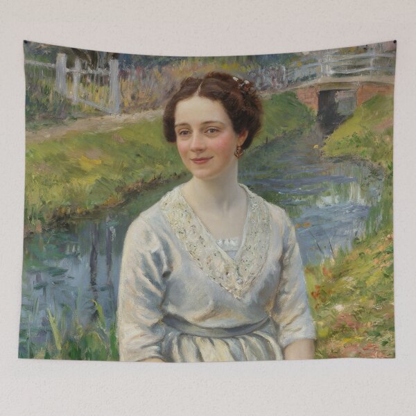 Item preview, Camille Monet in the Garden Inspired Artwork designed and sold by Tamas Das.