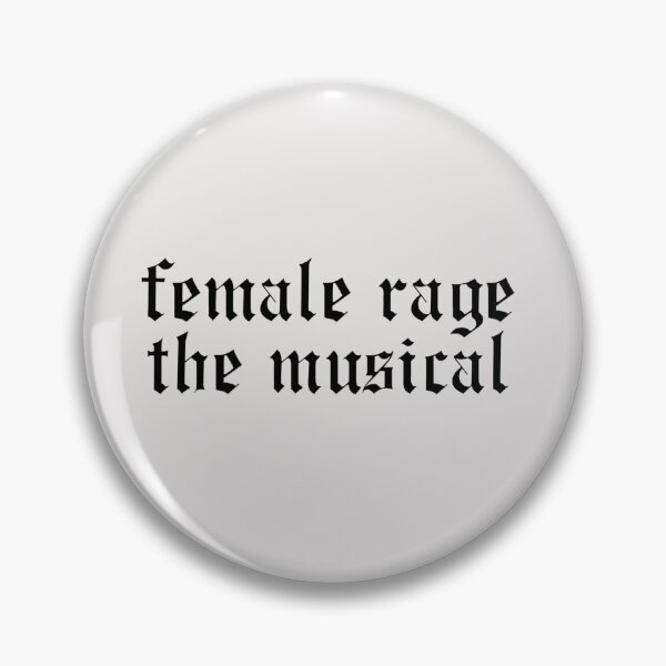 Item preview, female rage: the musical Gothic Old English Black Lettering Typography designed and sold by aestheticqueen.